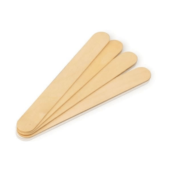 Espátulas depresores de madera, desechables, alta calidad, extremos redondeados.