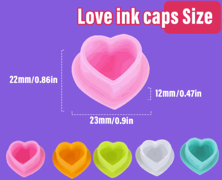 Cups Corazones - 50 pcs - Color Aleatorio