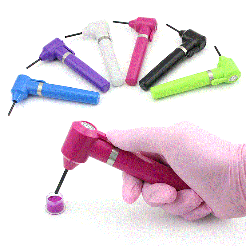 Mezclador de Tintas en color rosa utilizado para mezclar tonos en tatuajes, disponible en varios colores.