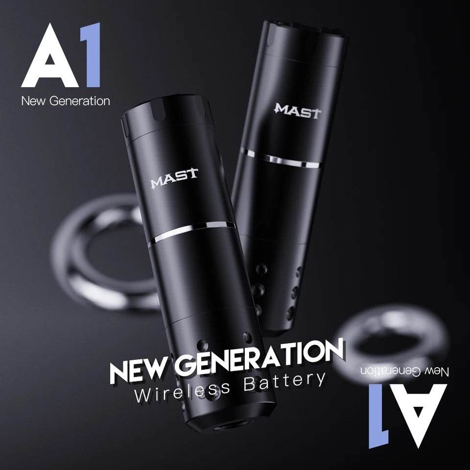 Mast tattoo máquina inalámbrica A1, pluma profesional con batería portátil.