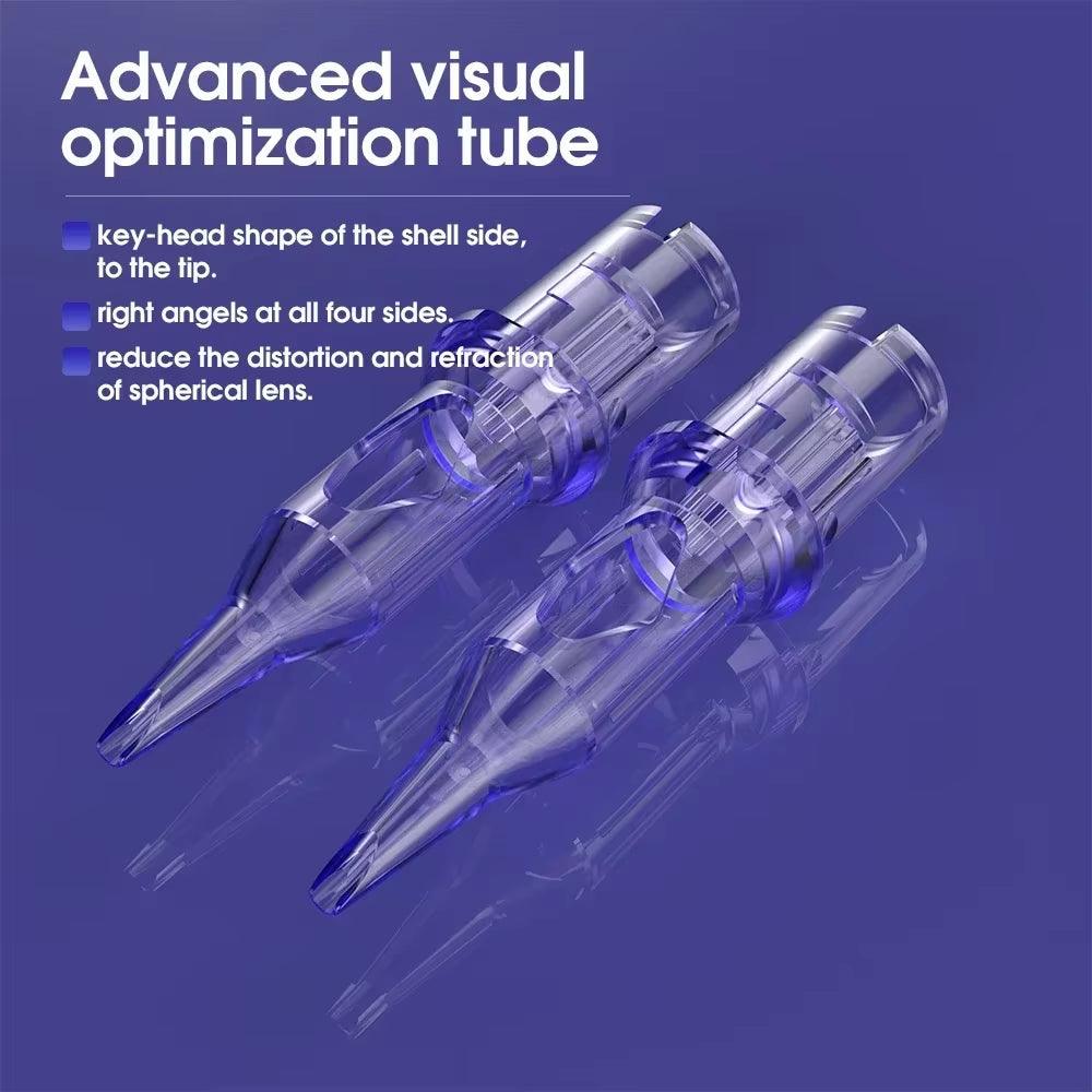 PRO Tattoo Cartridges RL/RLT round Liner Disposable Safety Needles for Tattoo Machines 20Pcs/Lot