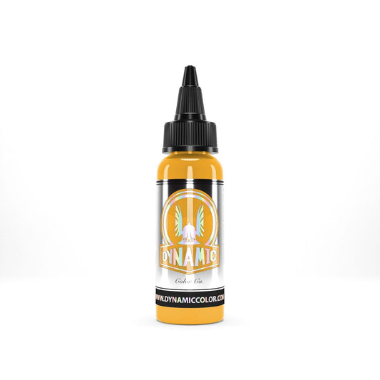 Vibrant Tinta Mustard tattoo ink by Dynamic and Viking.